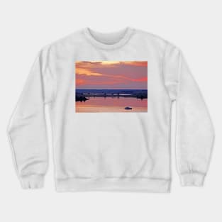 silent view. alqueva lake. Crewneck Sweatshirt